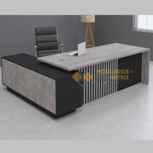 escritorio gerencial curvo