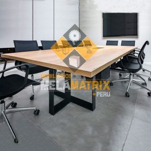 mesa de reunion en metal