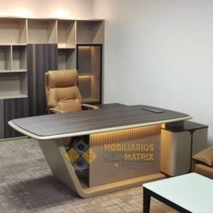Escritorios gerenciales con credenza
